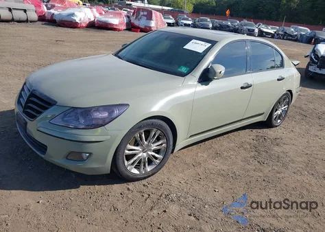 2009 Hyundai Genesis 4.6 из США, поврежденный, VIN KMHGC46F19U045877